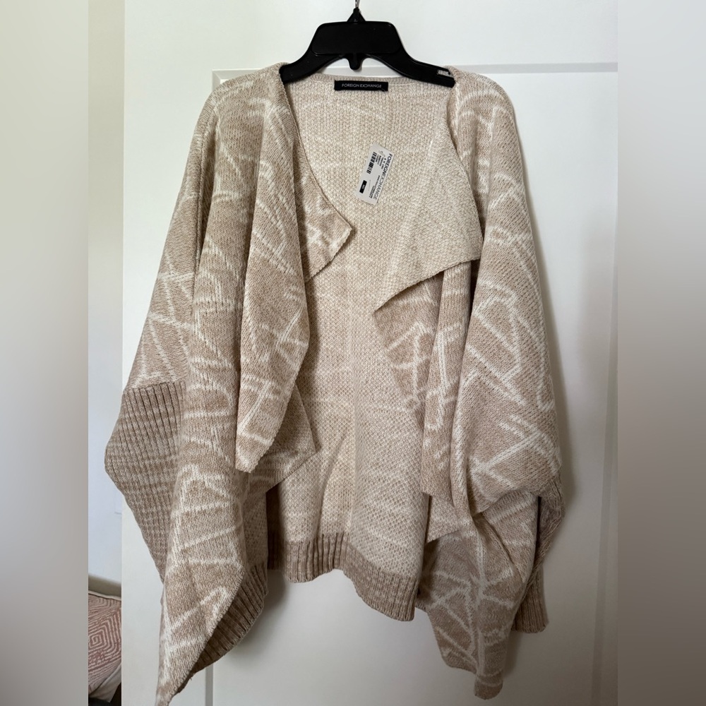 Foreign Exchange Cream Knit Cardigan